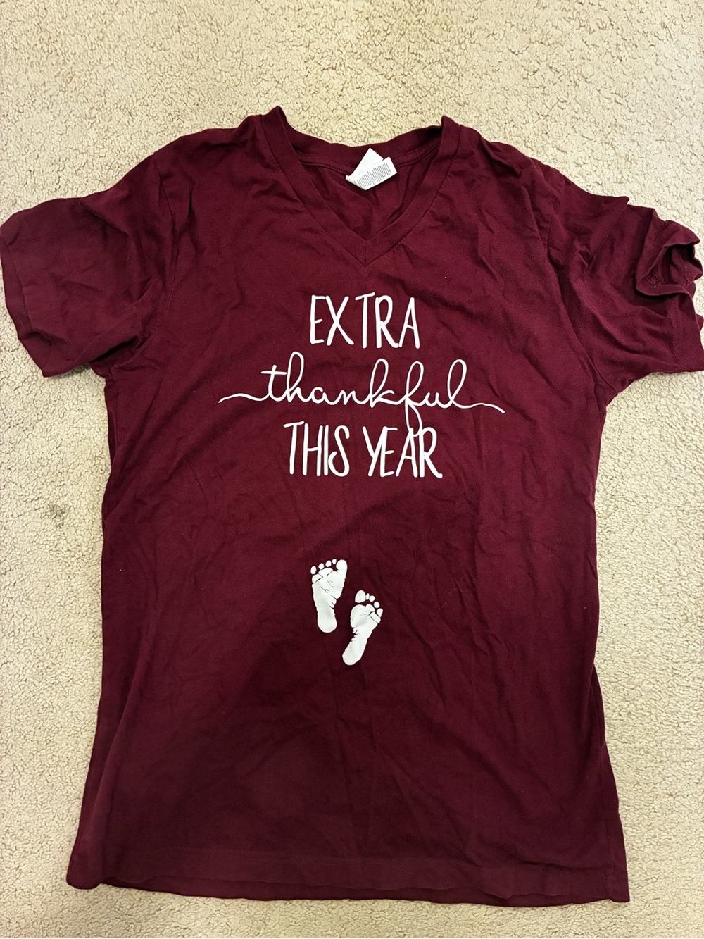 Two maternity shirts (Thanksgiving &Christmas)